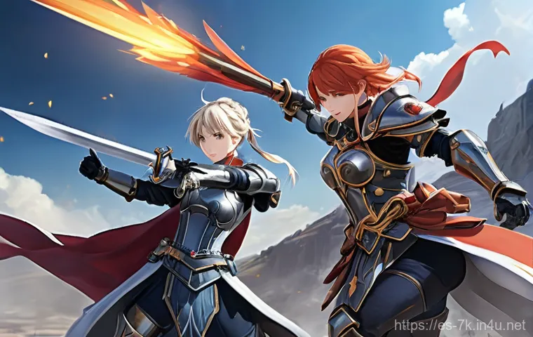 세븐나이츠 콜라보 이벤트 리뷰 - **Prompt 2: Amelia, Guild War Commander**
A heroic, medium shot of Amelia from Seven Knights Re:... 세븐나이츠 콜라보 이벤트 리뷰 - **Prompt 2: Amelia, Guild War Commander**
A heroic, medium shot of Amelia from Seven Knights Re:...