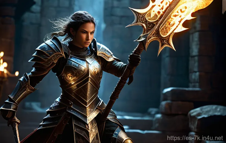 세븐나이츠 초보자 필수 공략 - **A diverse group of five fantasy heroes standing confidently in the foreground, ready for adventure...